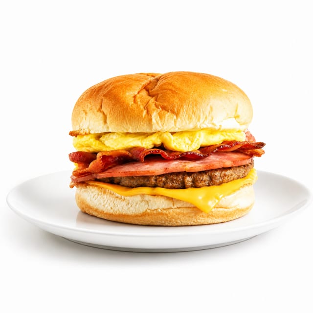 Hungry Man Breakfast.