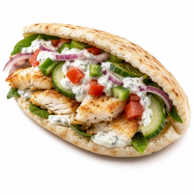 Seafood Pita.