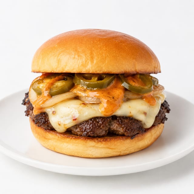 Spicy Smashed Burger.