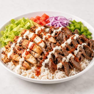 Chicken & Lamb Over Rice