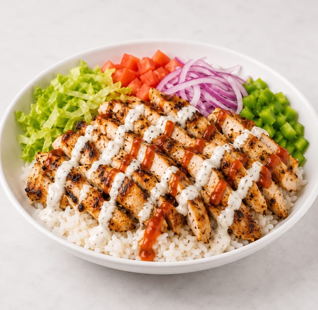 Chicken Over Rice.