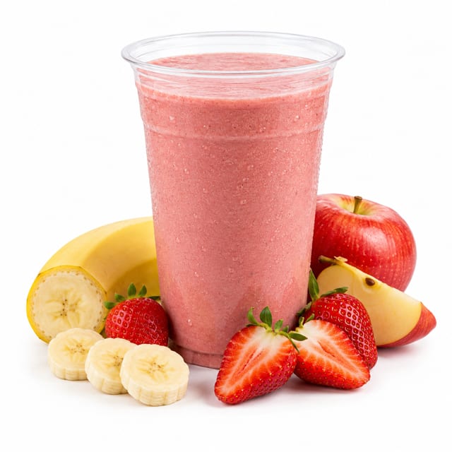 Banana Strawberry Smoothie.
