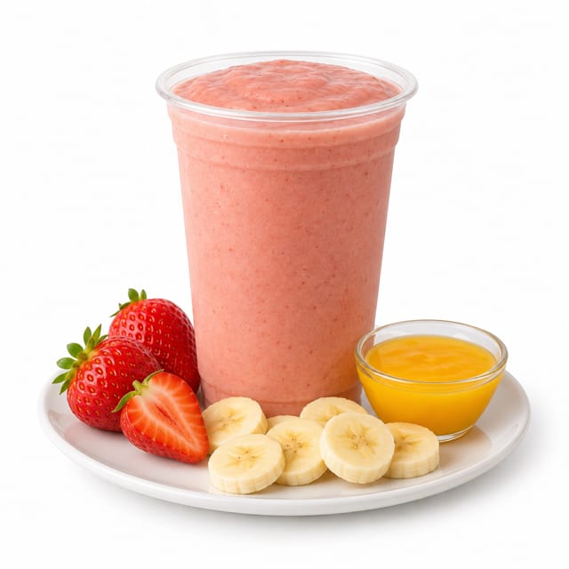 Strawberry Banana Blast Smoothie.
