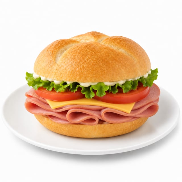Cold Cut Bologna Sandwich.