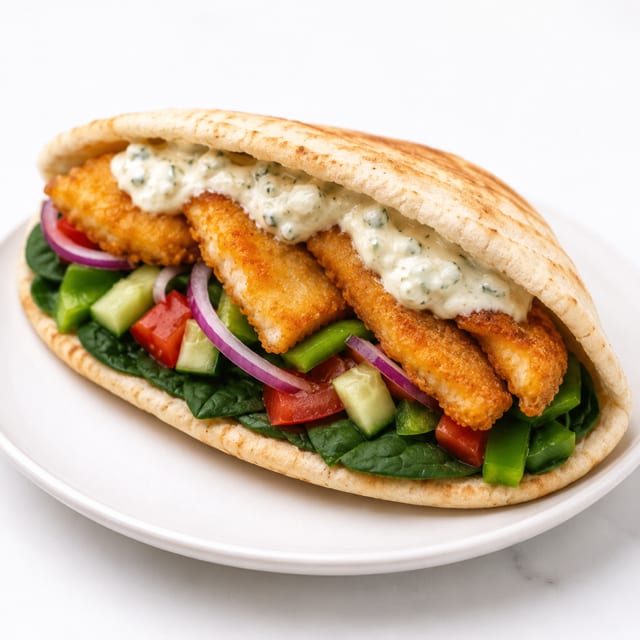 Seafood Pita.