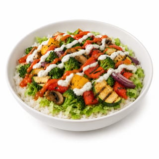 Vegetarian Over Rice