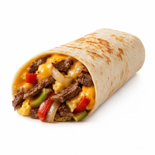 Philly Breakfast Wrap.