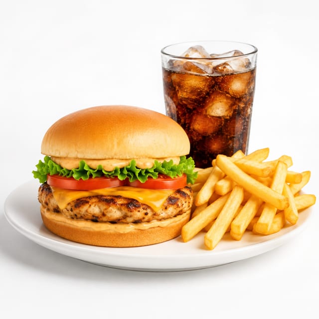 Texas Burger Meal.