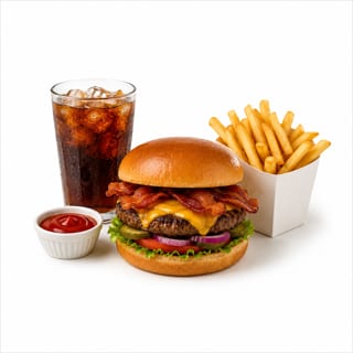 Bacon Cheeseburger Meal