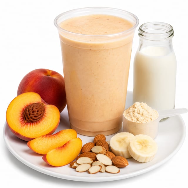 Peach & Cream Shake.