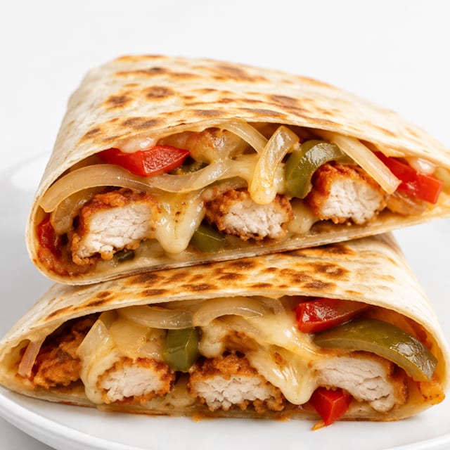 Chicken Cutlet Quesadilla.