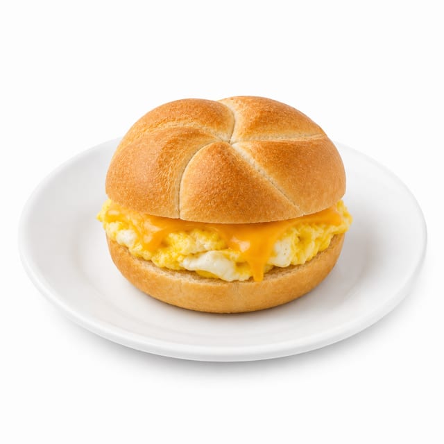 Egg & Cheese Sandwich.