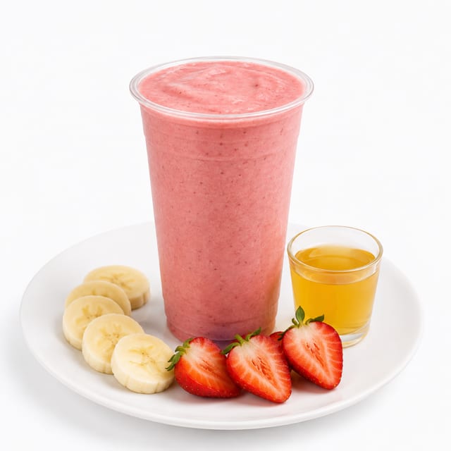 Banana Strawberry Smoothie.